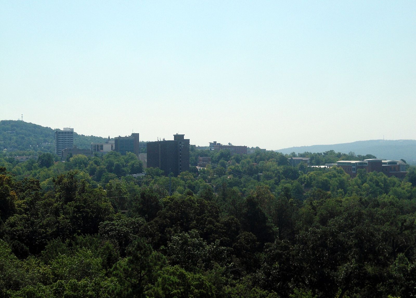 A view of Fayetteville, AR.