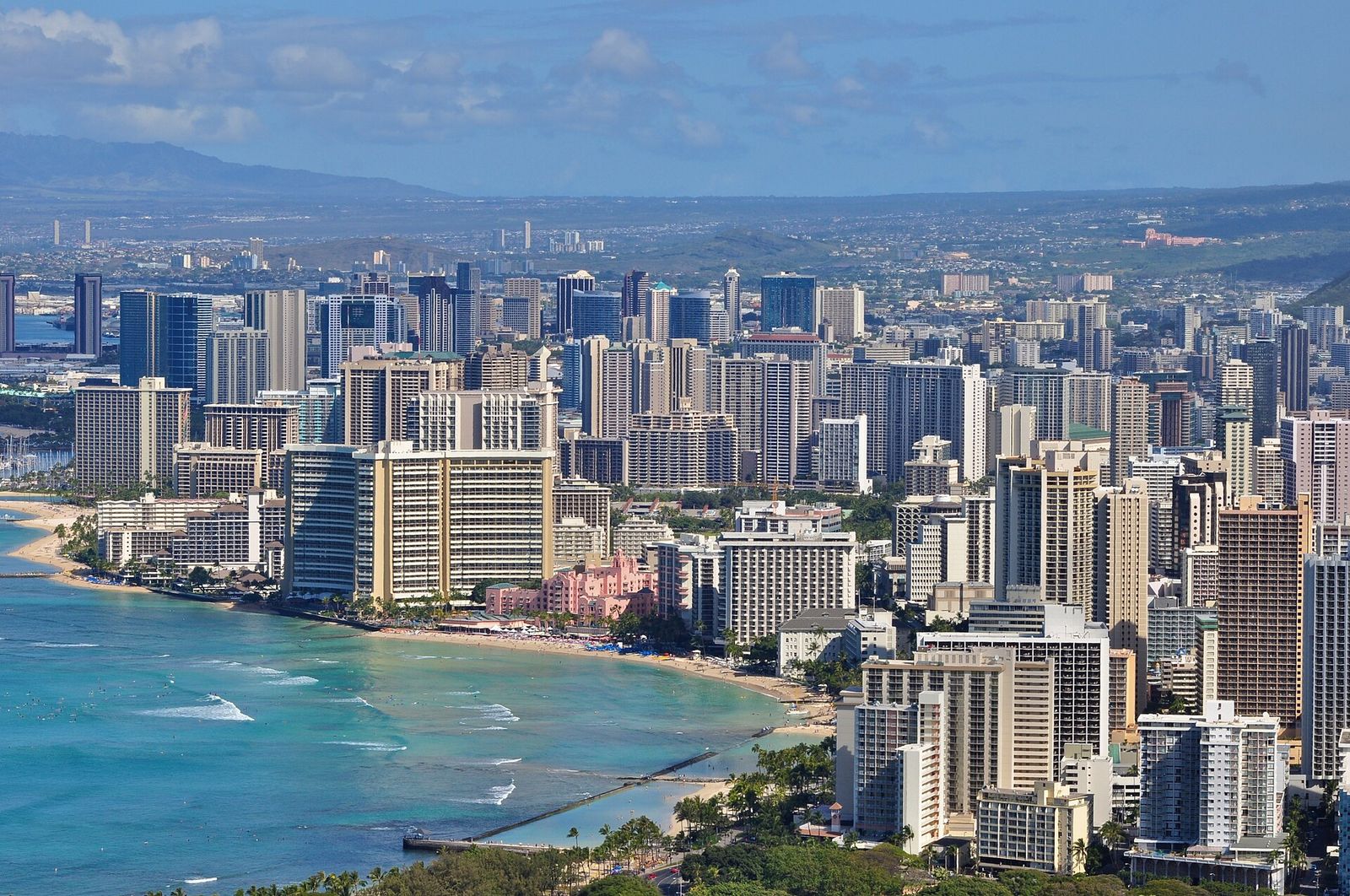 A view of Honolulu, HI.