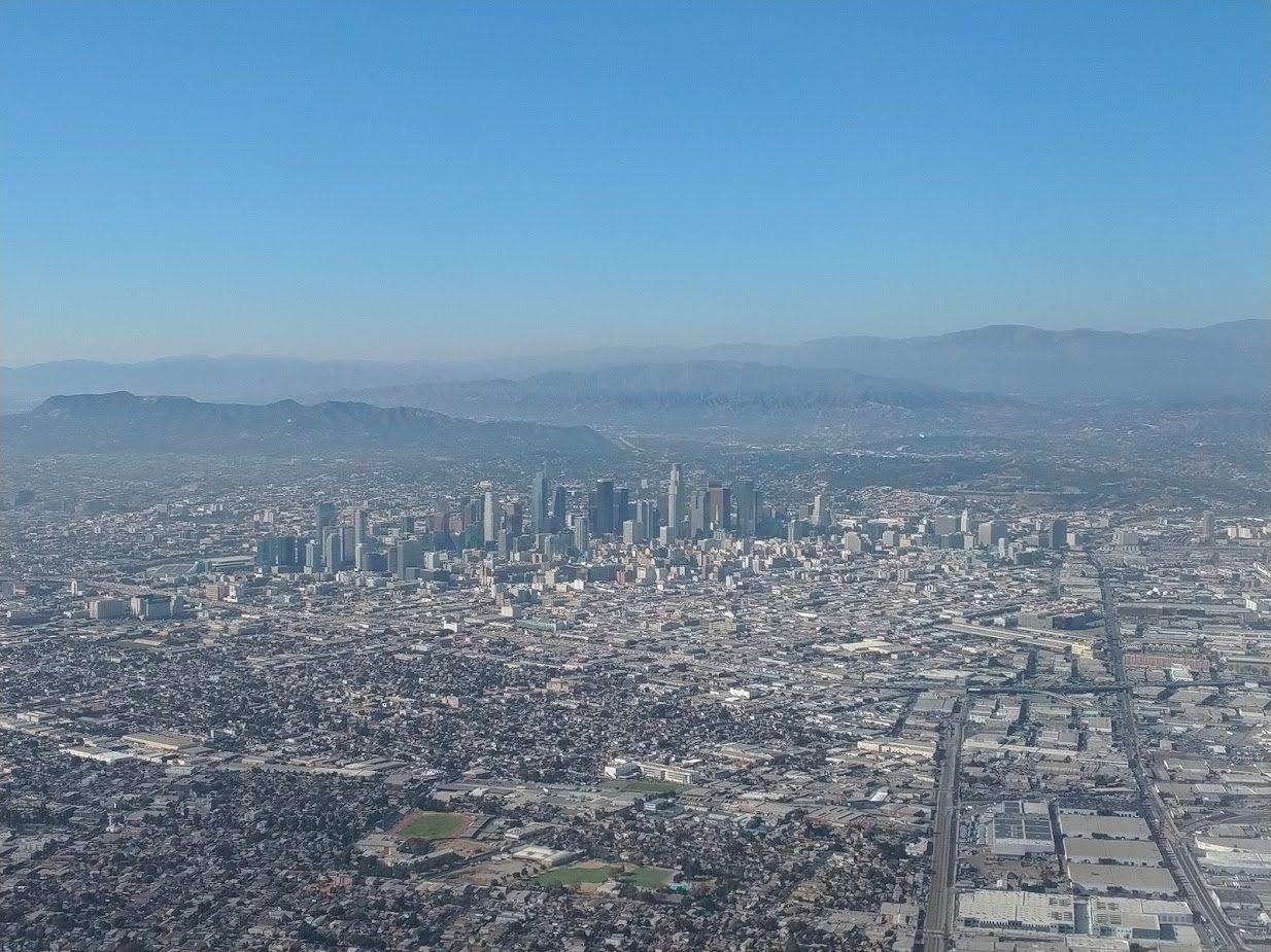 A view of Los Angeles, CA.