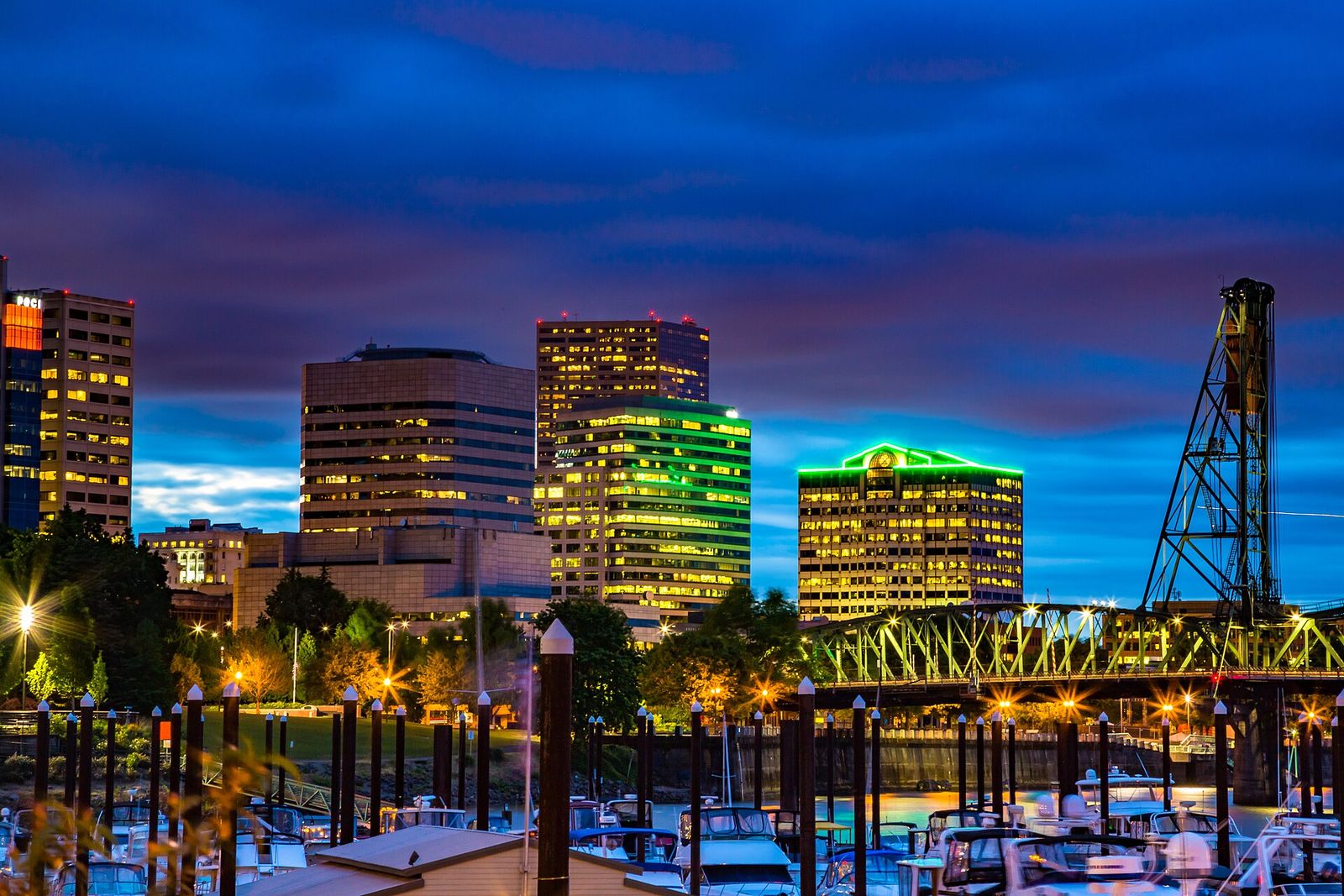 A view of Portland, OR.