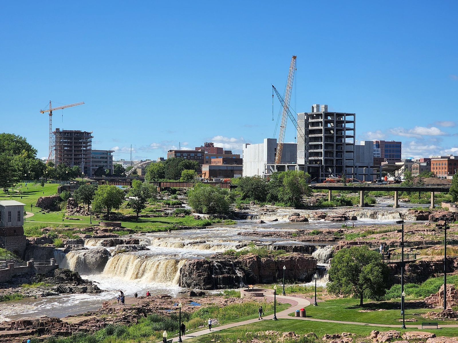 A view of Sioux Falls, SD.