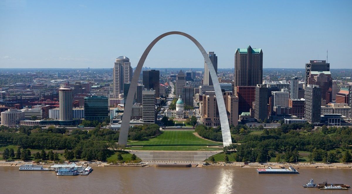 A view of St. Louis, MO.