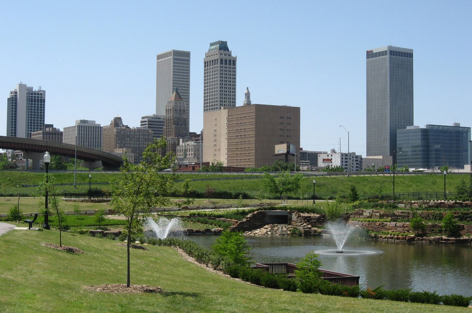 A view of Tulsa, OK.